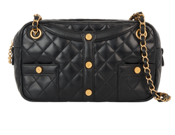 Mademoiselle Jacket Bag, Lambskin, Black, 23526924(2016/17), AC/DB,3*